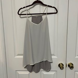 Reversal white/grey shirt